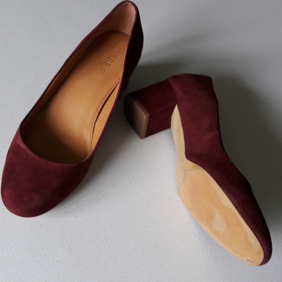 J. Crew Shoes - J.crew Bryn Suede Block Heels  size 8.5